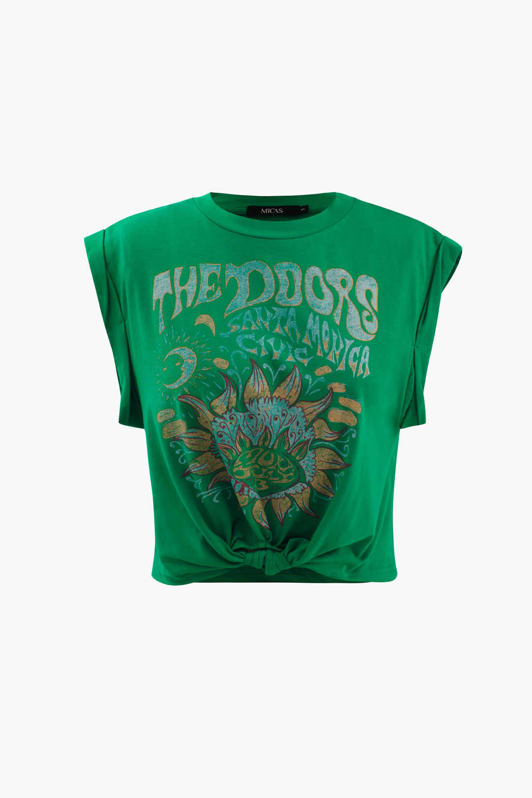 Zomerse Bloemenprint Knoopshirt