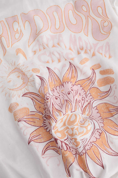 Zomerse Bloemenprint Knoopshirt